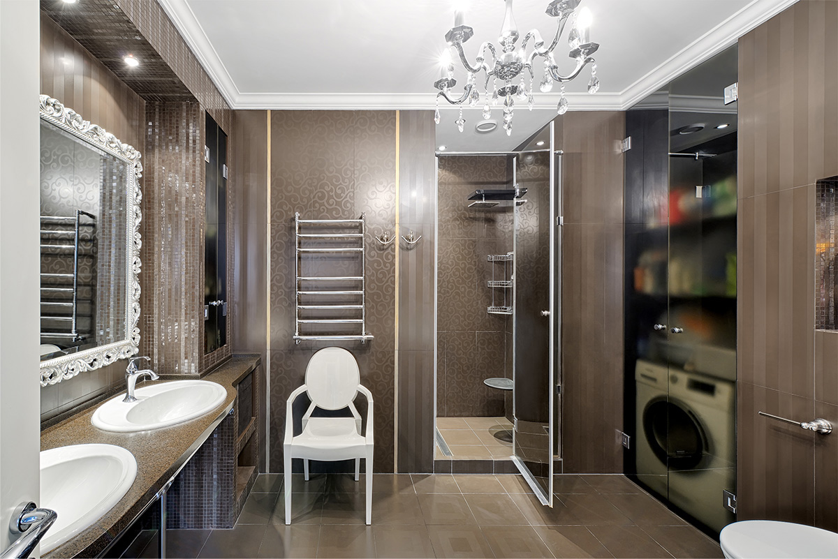 большая ванная комната