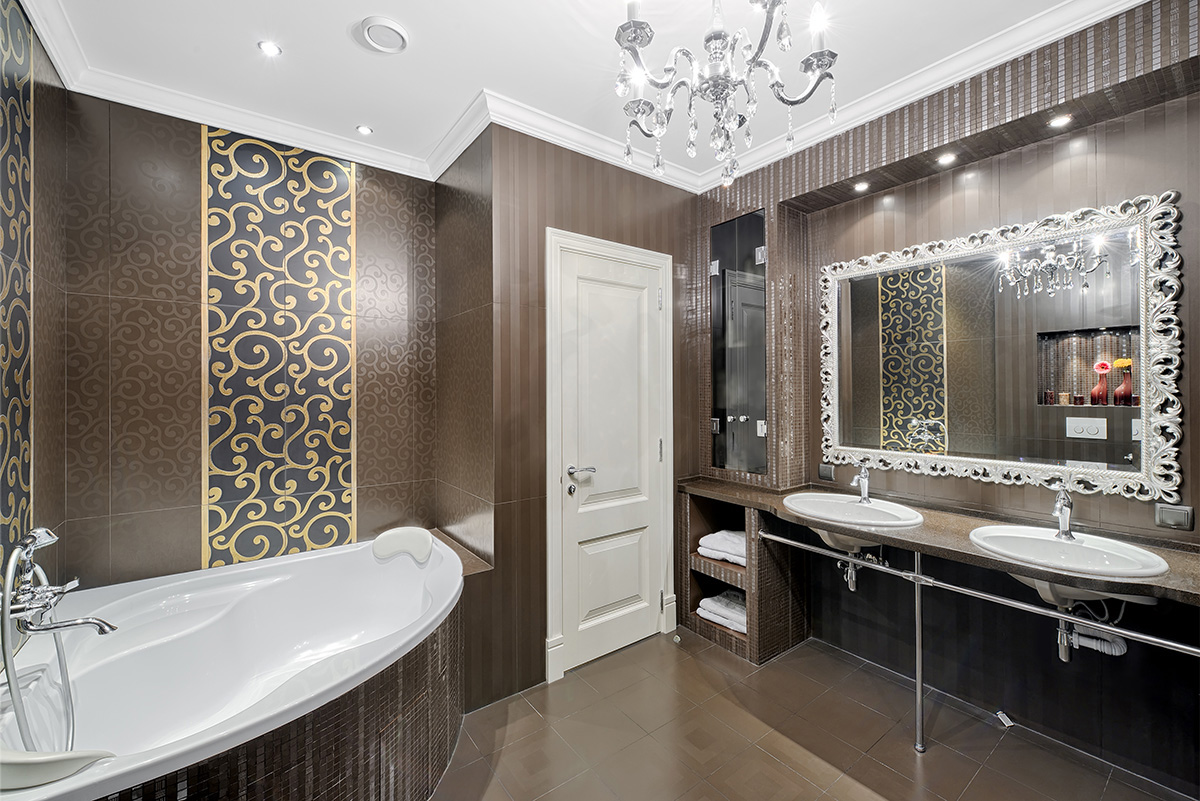 большая ванная комната