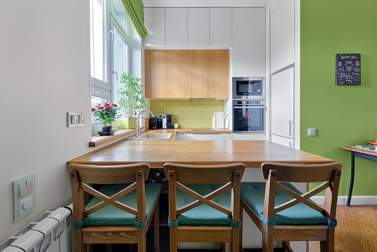 компактное решение для небольшой кухни