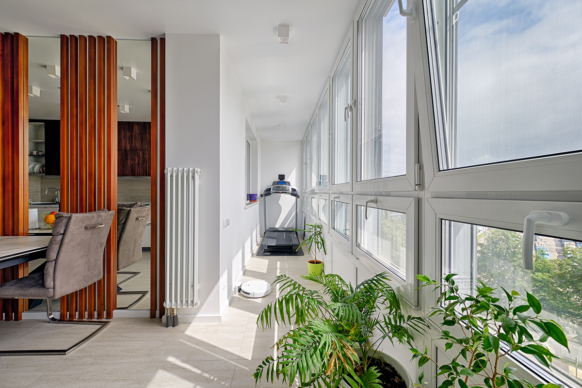 беговая дорожка на лоджии