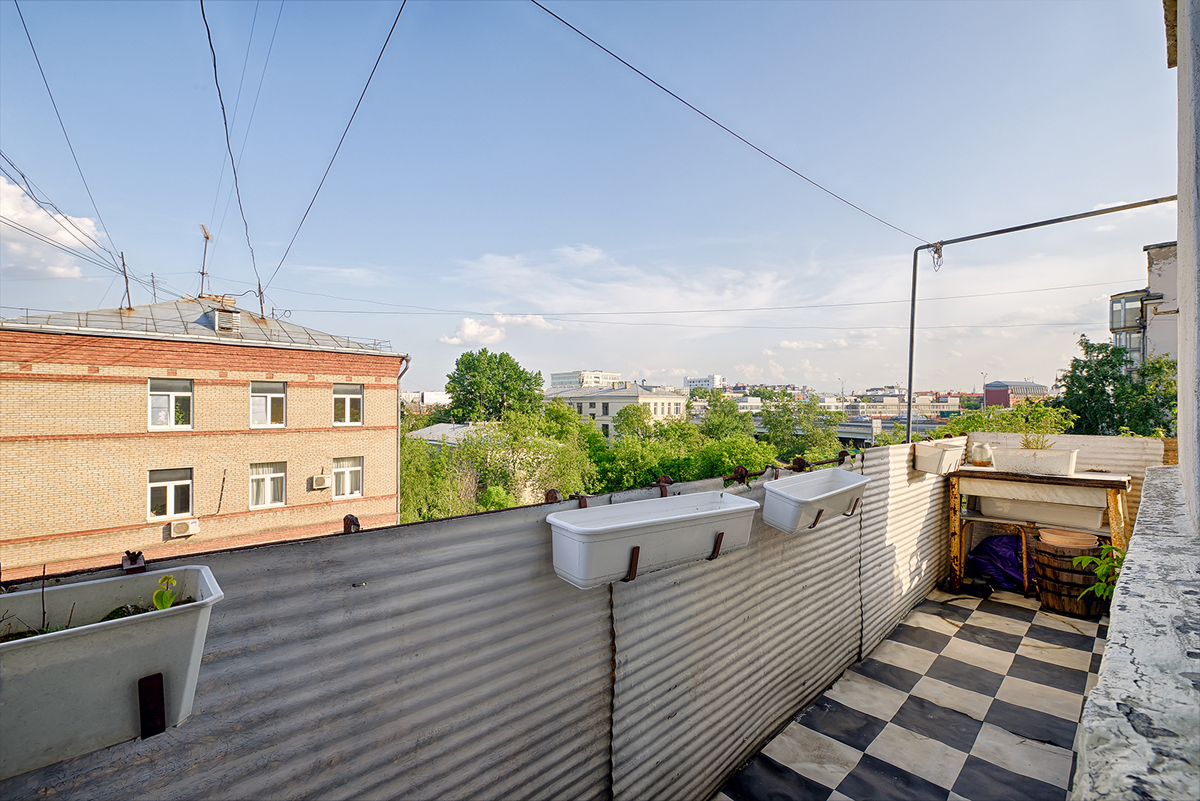 балкон без крыши