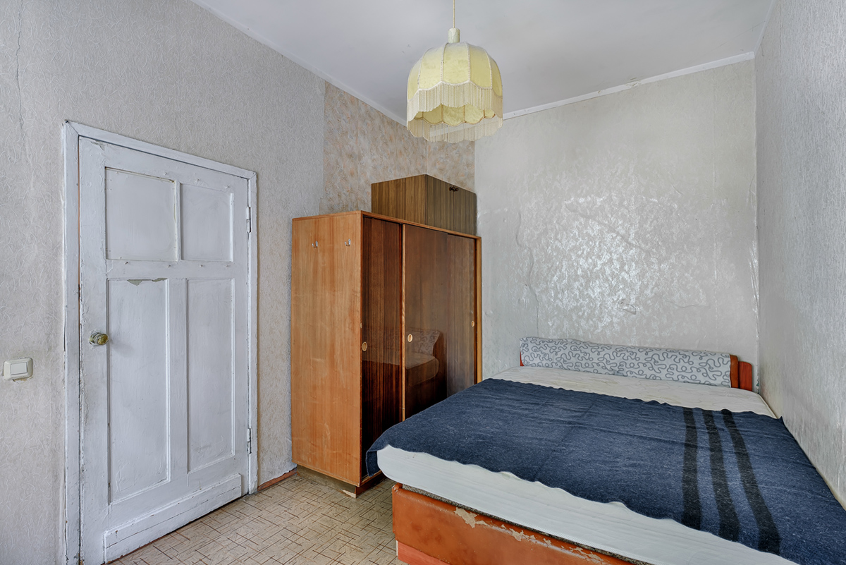 спальня в старой комнате