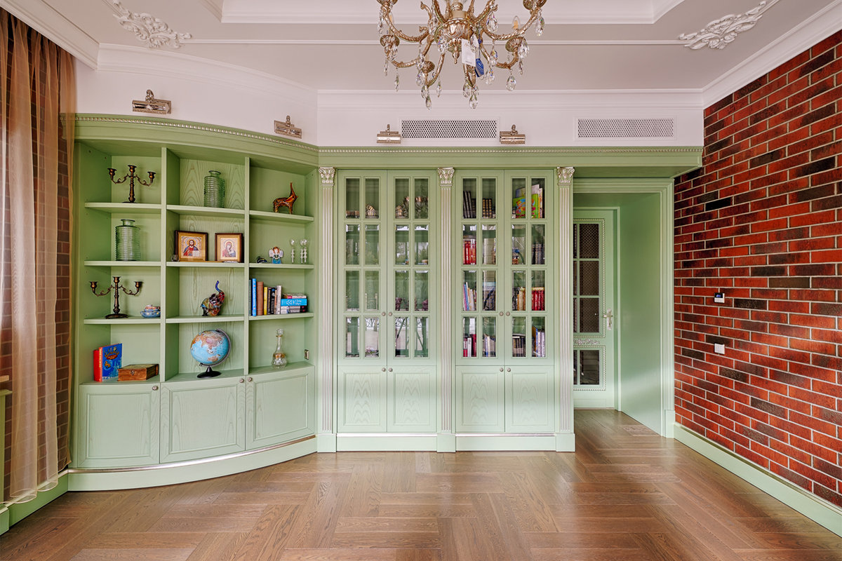 комната-библиотека