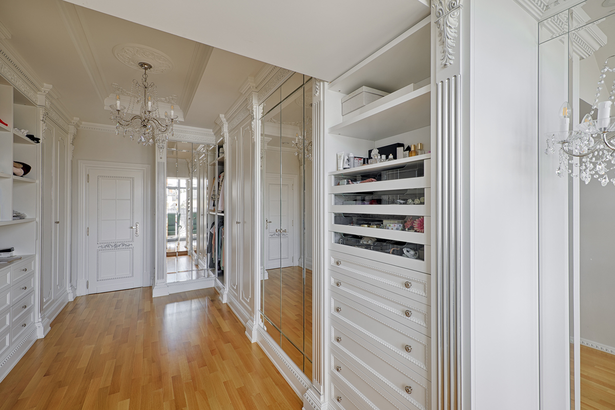 гардеробная в частном доме