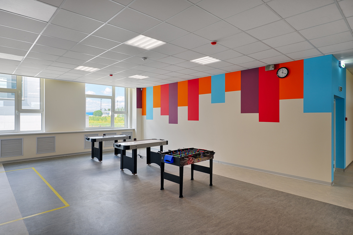 холл школьного коридора