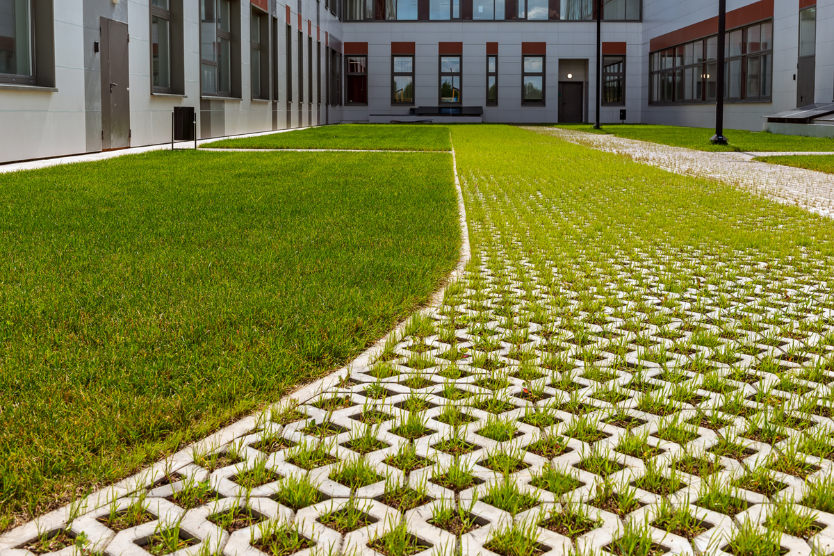 экопаркинг на территории школы