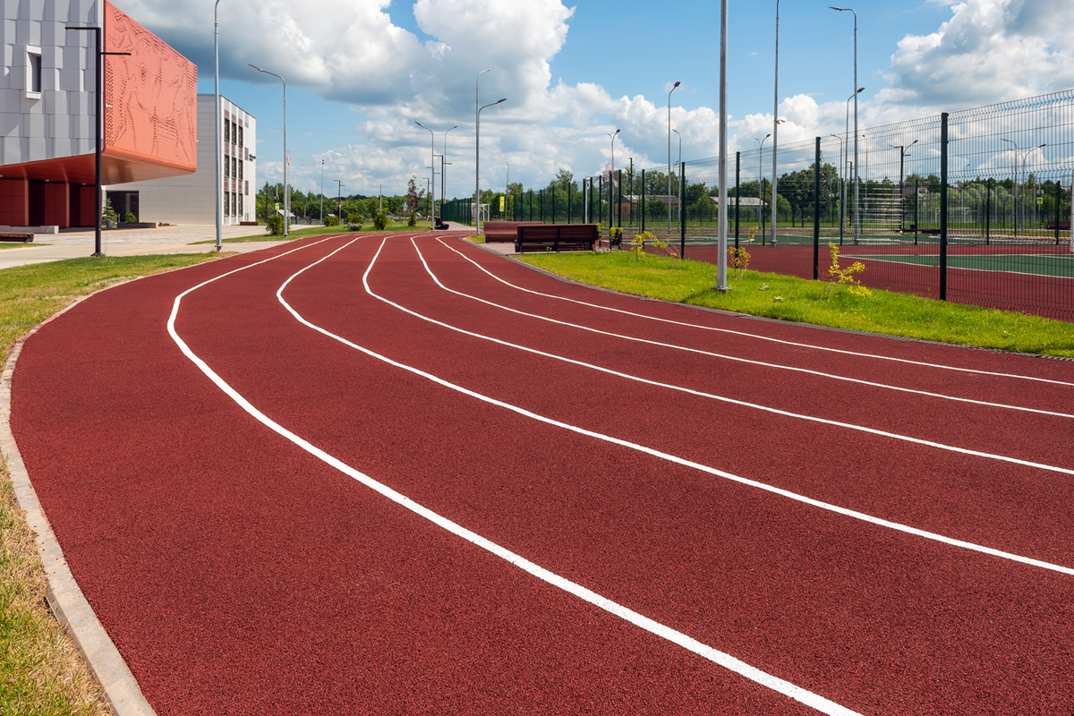 школьная беговая дорожка