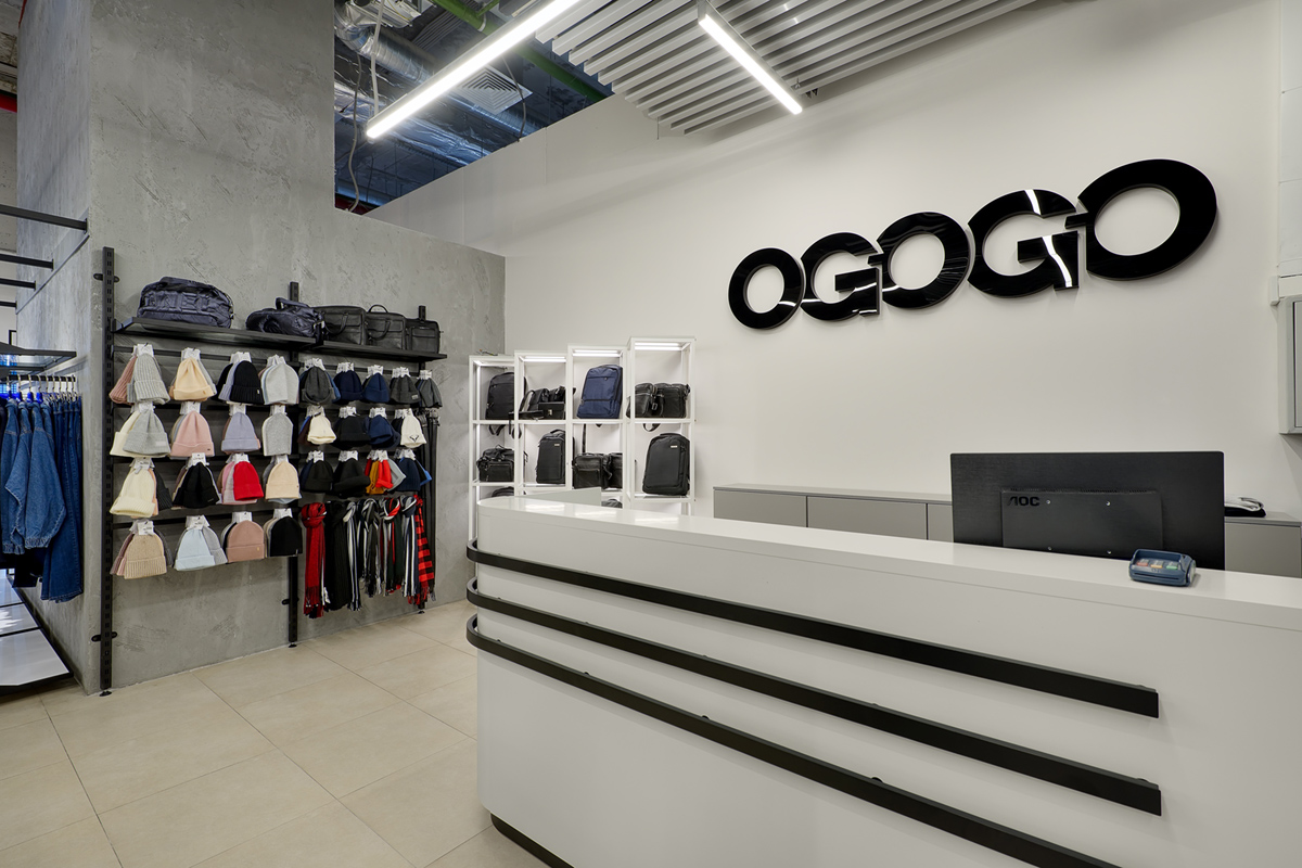 кассовая стойка магазина