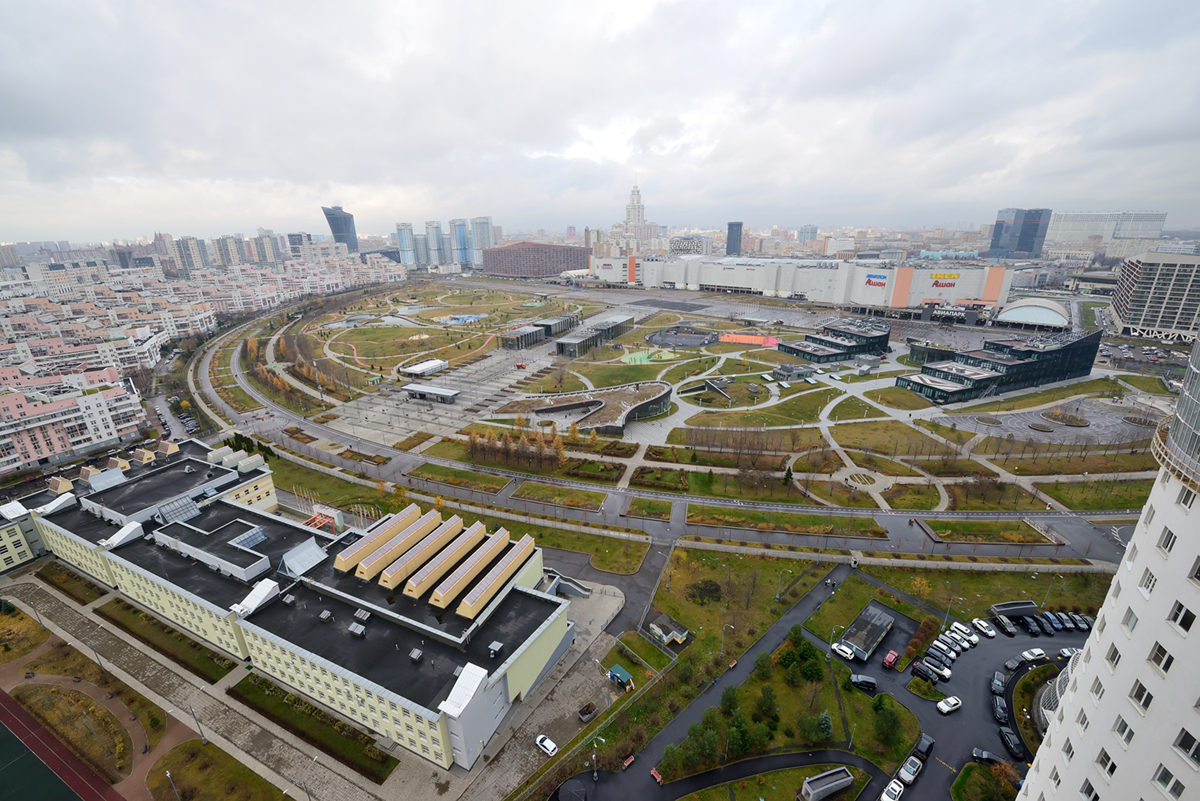 вид вдаль из окон квартиры