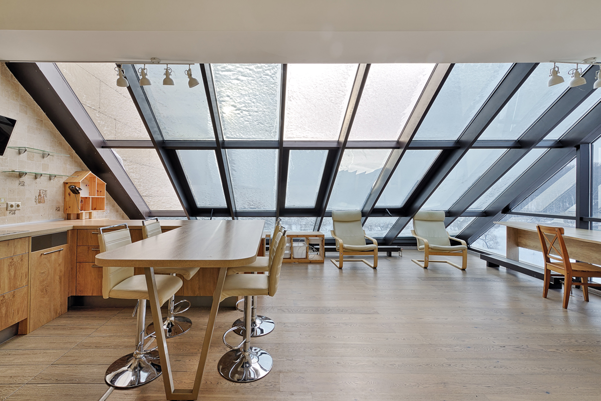 остекление потолка