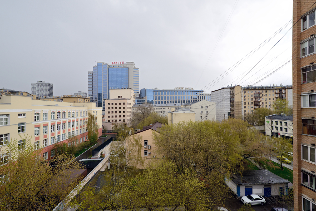 вид из окна на Лотте плаза