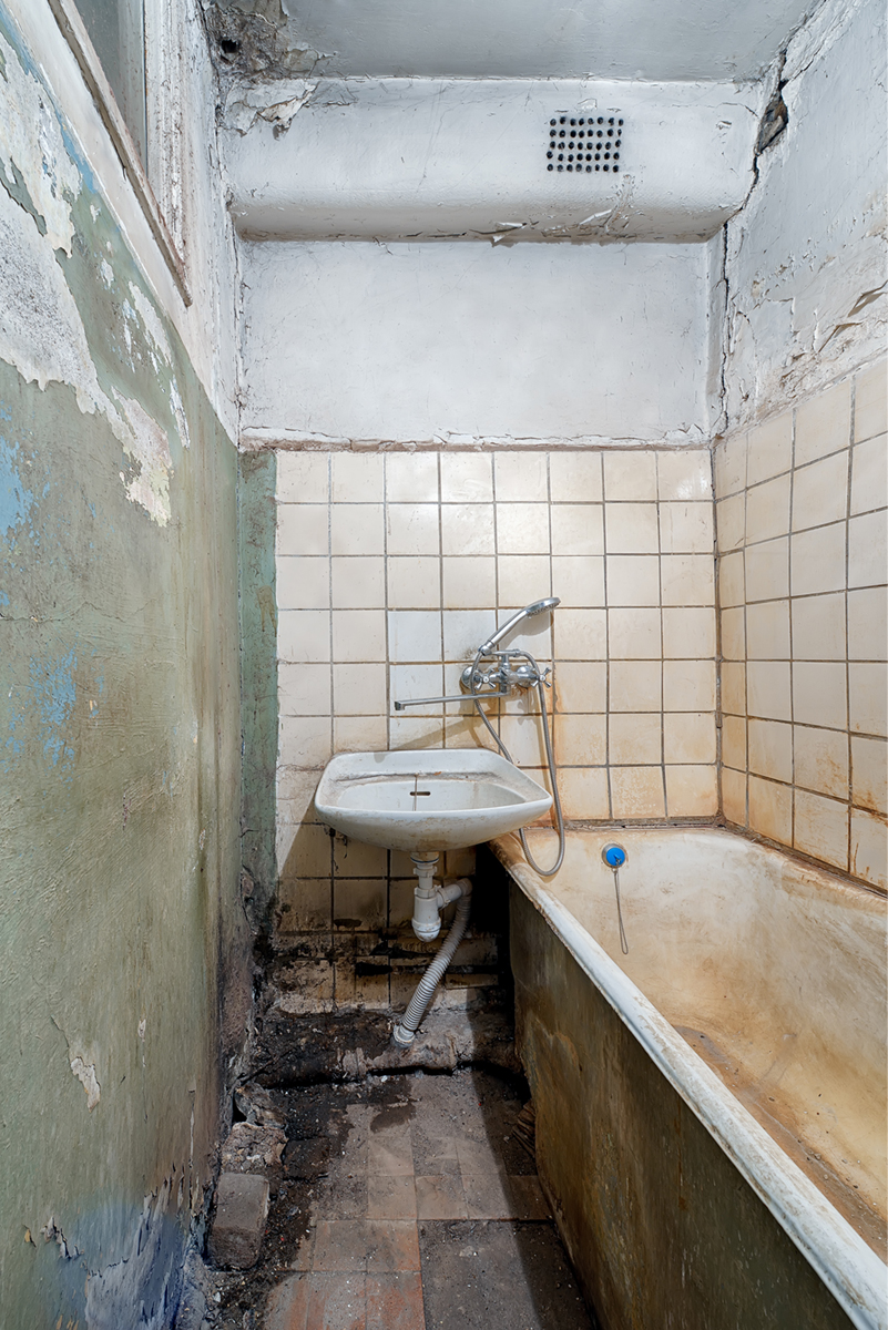 заброшенная ванная